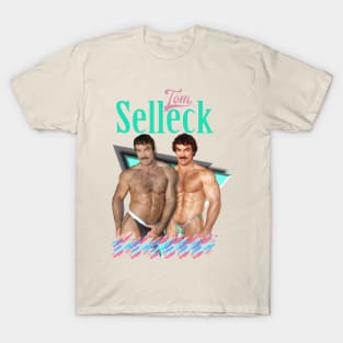 Tom Selleck 80s Aesthetic Design T-Shirt